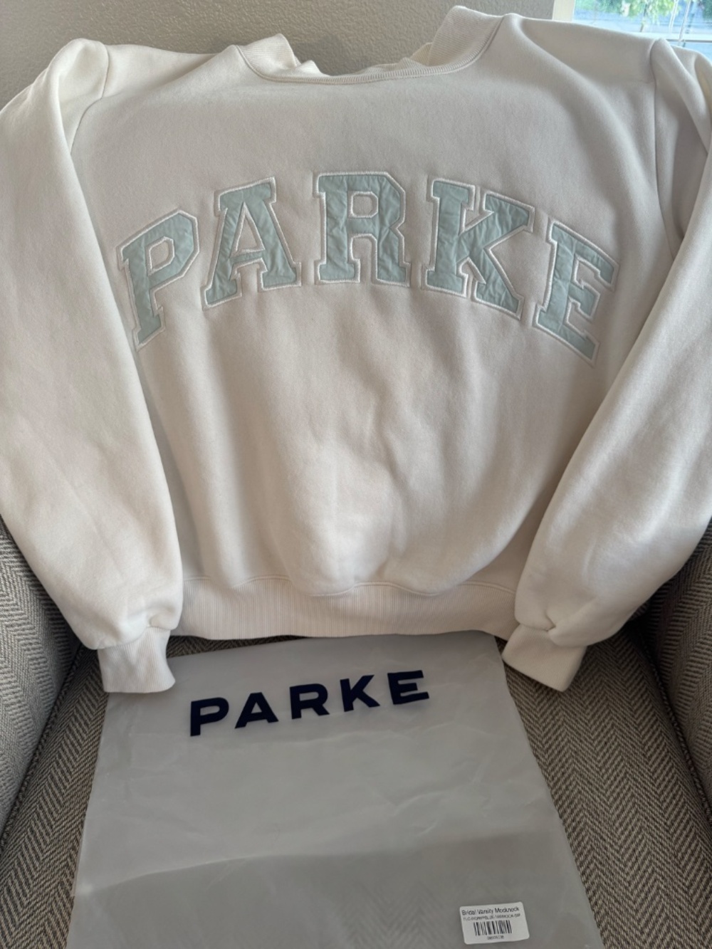 Parke Bridal Varsity Mockneck Honeymoon S/M Fleece